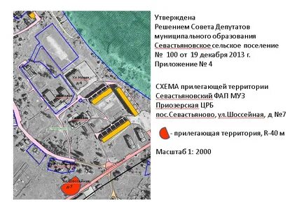 Схемы прилегающих территорий