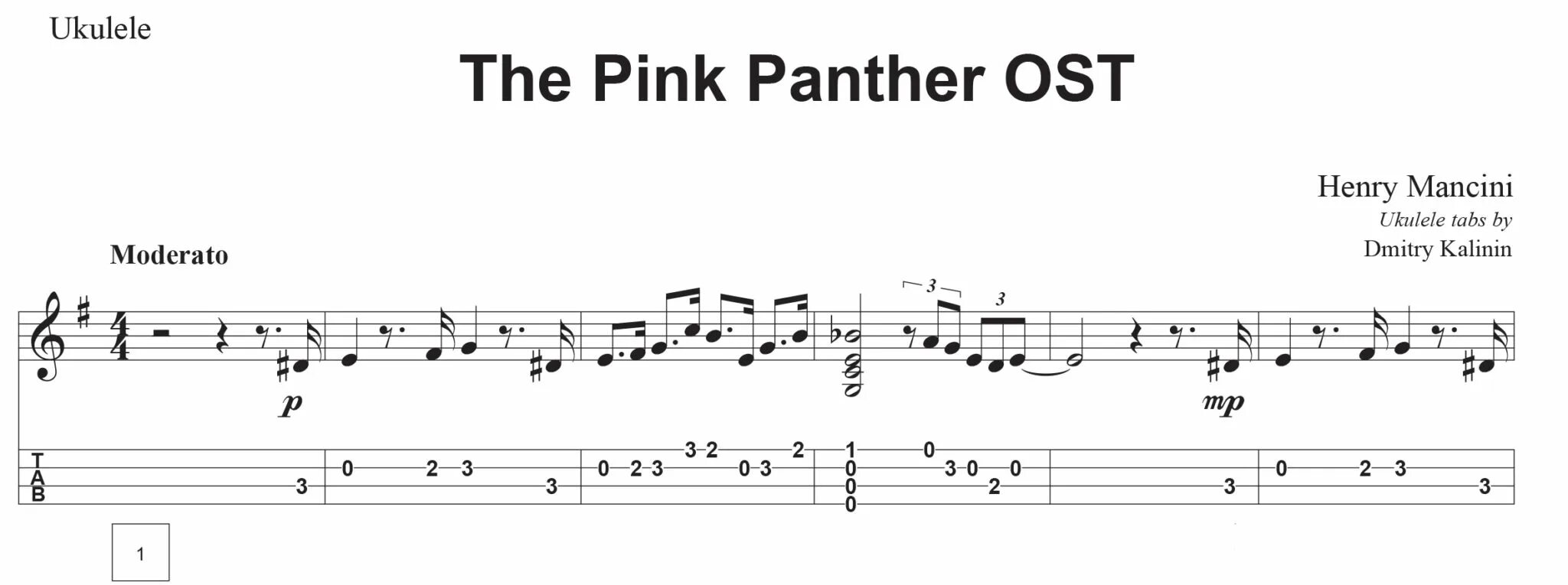 Пожалуйста будь моим смыслом аккорды укулеле. Розовая пантера на укулеле табы. Табы на укулеле. Табулатура для укулеле розовая пантера. Соло на укулеле табы.