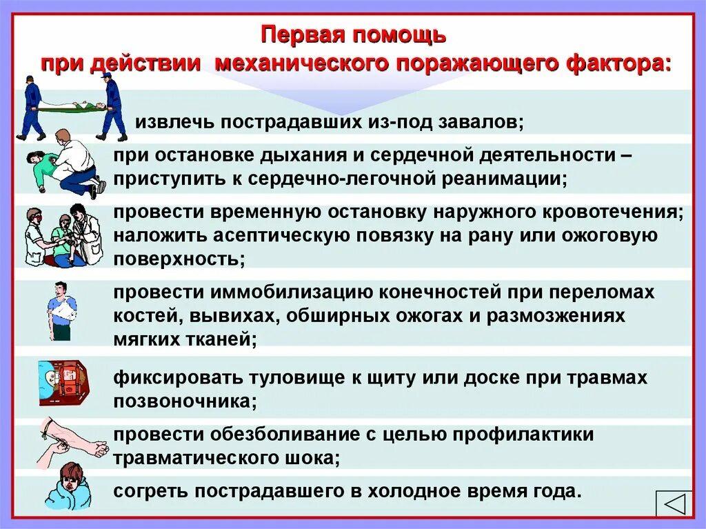 Действия проводника при открытых переломах. Принципы первой помощи при механических травмах. Первая мед помощь при травмах и повреждениях. Первая мед помощь при механических травмах. Оказание первой доврачебной помощи при механических травмах.