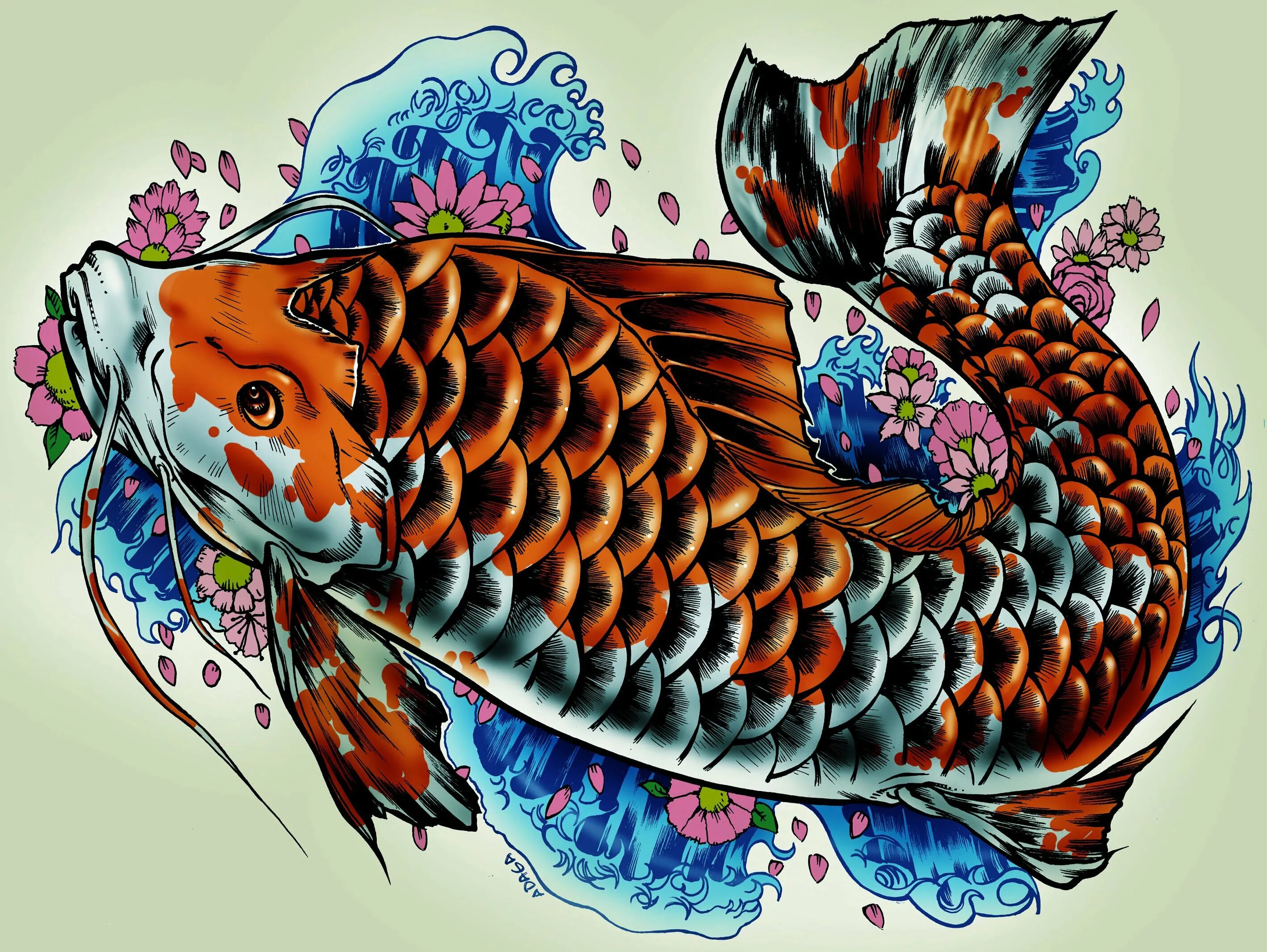 гипероглиф рыба. карп ивлей. петушки бойцовые рыбки бетта. рыба ангел. арована картина.