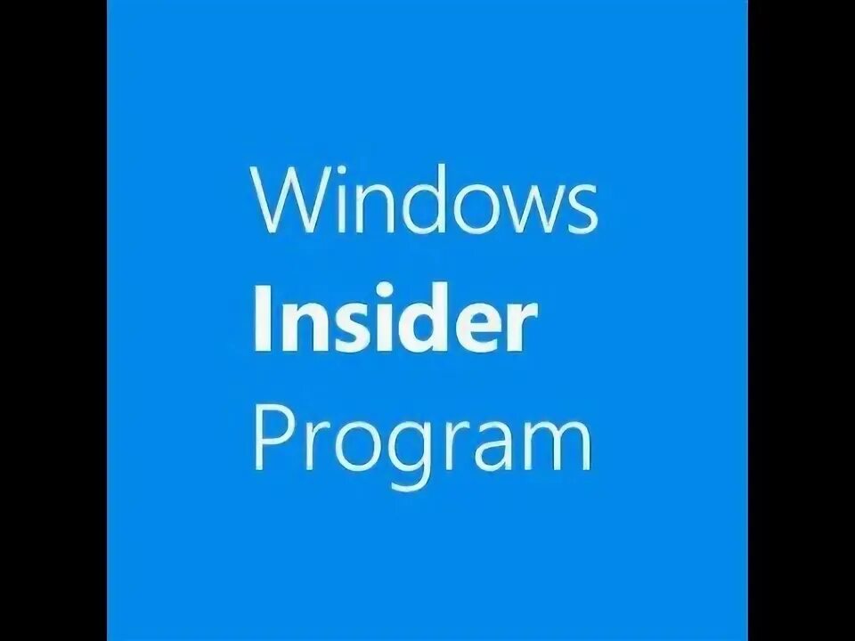 Windows insider program. Windows insider program