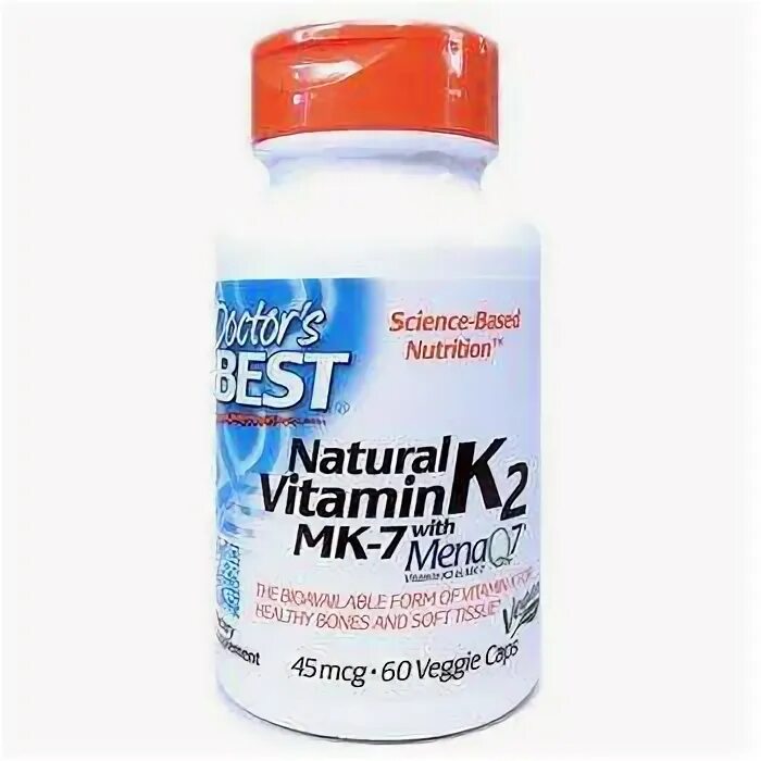 45 мкг. Vitamin k2 100 MCG. Vitamin k2 (mk7) 100 мкг. 60 Капс.. Витамин к-2 МК-7 доктор Бест. Витамин к2 мк7.