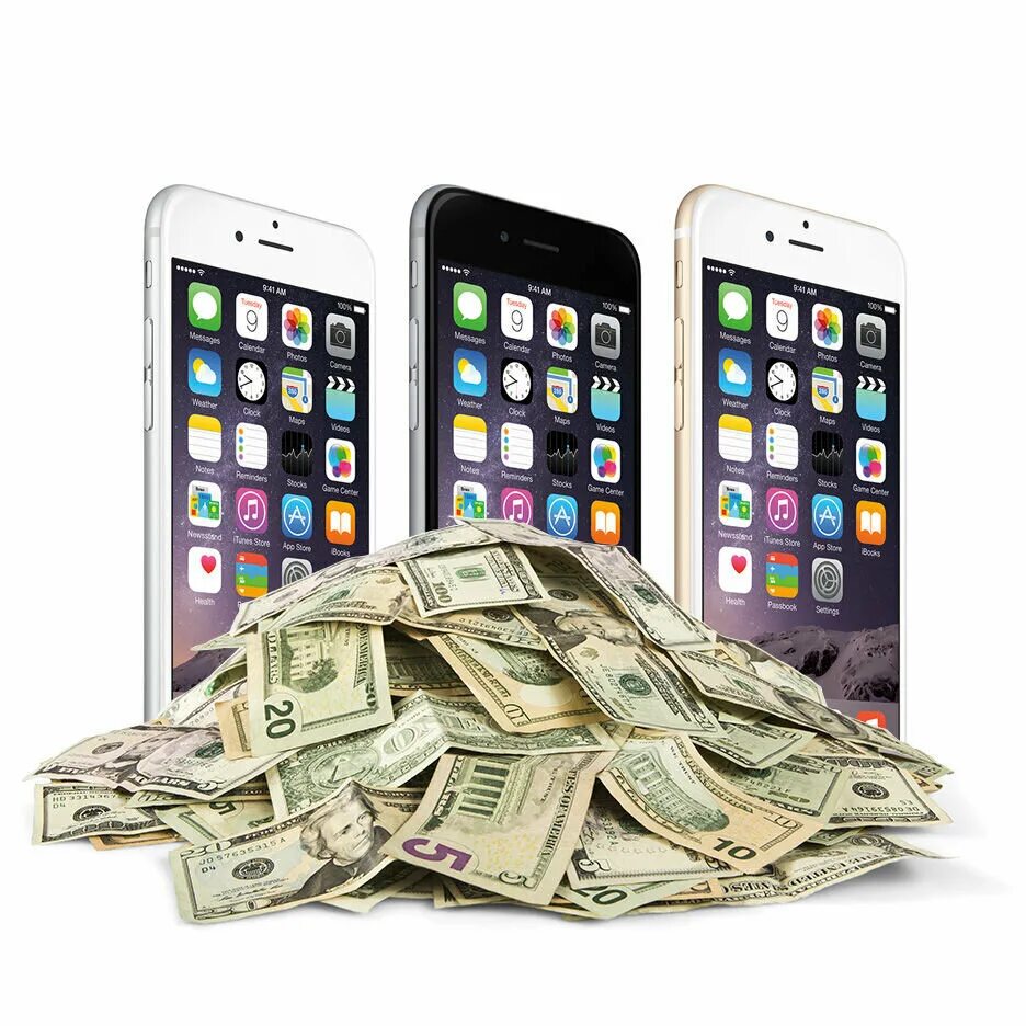 Приложение со слотами на айфон на деньги. Айфон и деньги. Выкуп айфонов. Смартфон и деньги. Много айфонов.