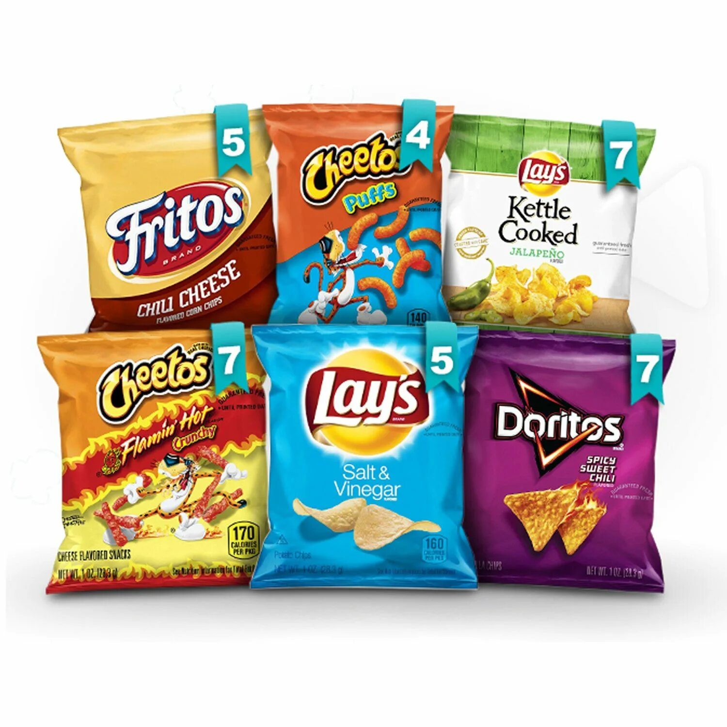 Great products. Frito-lay. Cips. Lay’s. Lays Bold.