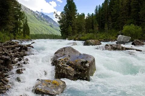 Реки горного алтая