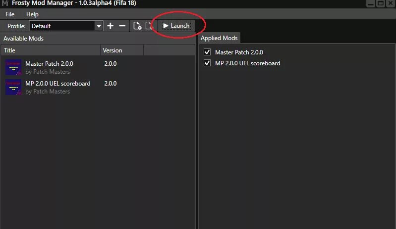 Frosty manager fifa 19. Mod Manager. Пустое имя пути не допускается Frosty Mod Manager. Менеджер модов Frosty. Mod Manager - менеджер модов.