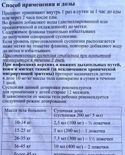 Сумамед ребенку сколько дней давать