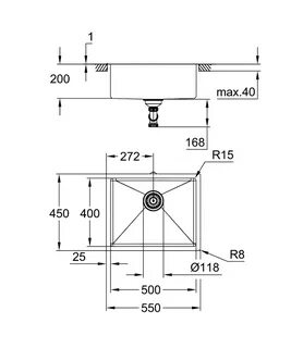 Мойка из нержавеющей стали grohe