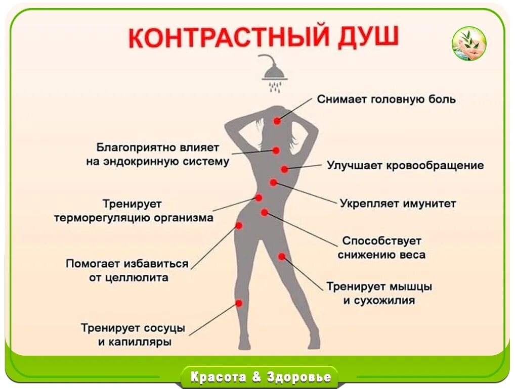 В душе или на душе как правильно. Польза контрастного душа.