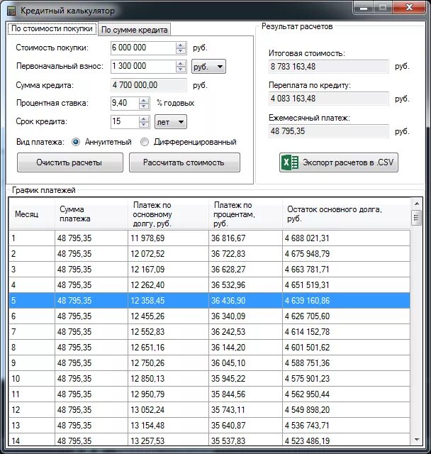 Высчитать годовых от суммы. Программы для расчета банковских процентов. Калькулятор кредитный калькулятор. Калькулятор кредита. Расчет кредита.