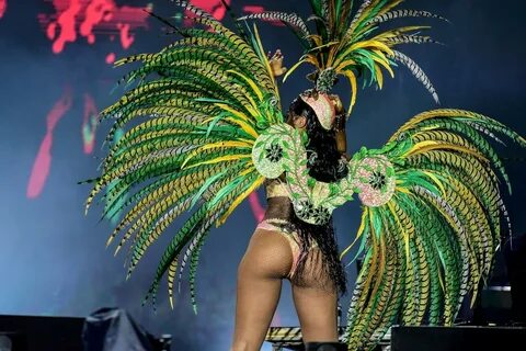 Megan Thee Stalion’s Big Ass and Boobs at Rock in Rio Festival in Rio De Ja...