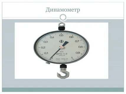 Прибор динамометр физическая величина