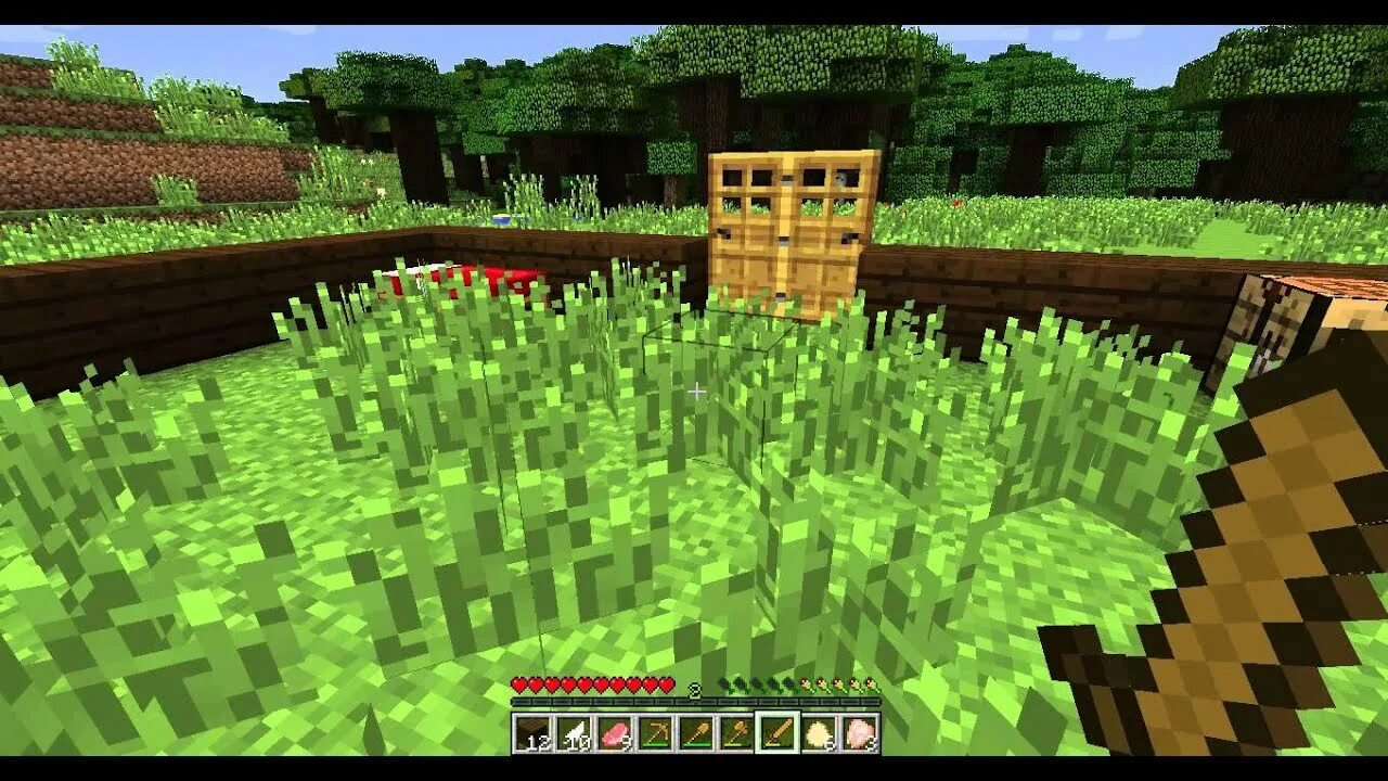 Minecraft gameplay