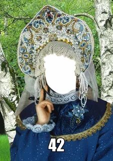 Фотошоп в национальном костюме