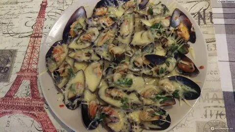 Ракушки в чесночном соусе