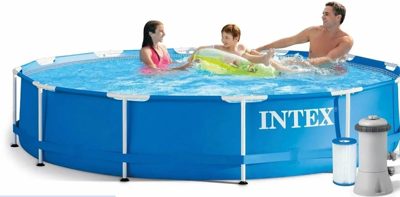 Бассейн intex сайт. Бассейн каркасный intex, 244х51 см, metal frame, 28205np, 1828 л. бассейн интекс 366 на 76. бассейн каркасный metal frame 244 х 51 см 28205np. бассейн intex 28205.