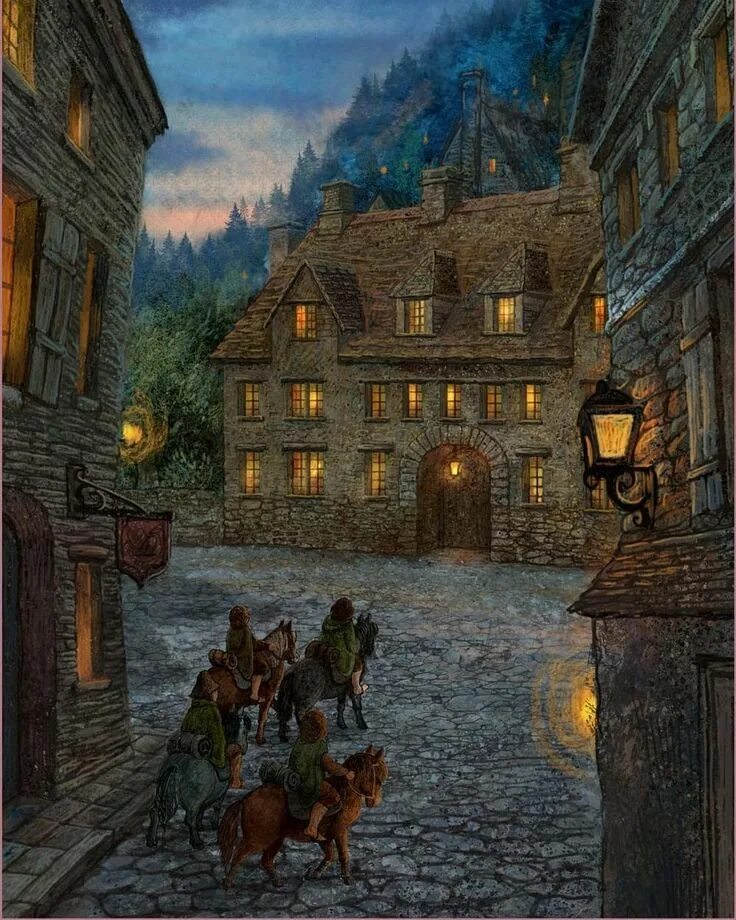 Трактир гарцующий пони из властелина колец. Таверна гарцующий пони властелин колец. Хоббиты в гарцующем пони. В трактире гарцующий пони с утра было. 3).