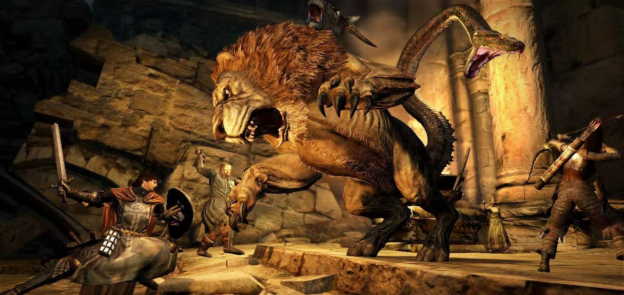 Dragon's Dogma Dark Arisen Химера. Химера драгон Догма. Dragon's Dogma Dark Arisen (2013) змея. Dragon's Dogma Dark Arisen белый ящер. Драгон догма 2 загадки сфинкса