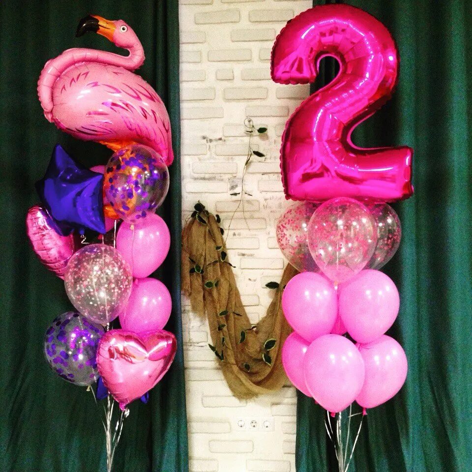 Доставка воздушных шаров в москве недорого. Шары на 2 года девочке на день рождения. Шары на день рождения девочке 2 годика. Композиция из шаров на день рождения девочке 2 года. Фонтан из воздушных шаров с цифрой.