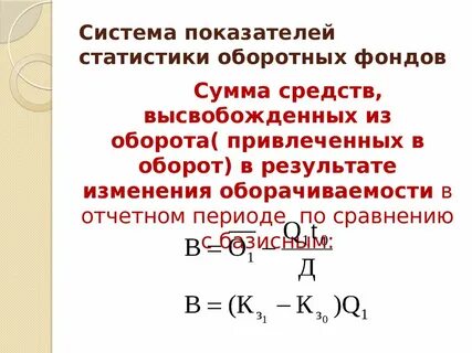 Статистика основных средств
