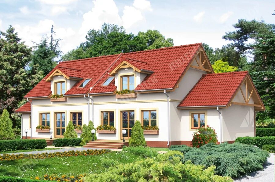 Дом с мансардой на 2 семьи. Крыша на дом на два хозяина. Таунхаус. Проекты крыш домов. Дом на 2 хозяина в деревне.