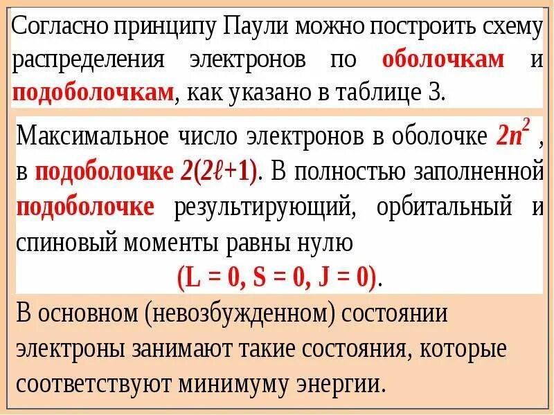 Правило хунда принцип паули проскок электрона примеры Ряд клечковского химия таблица