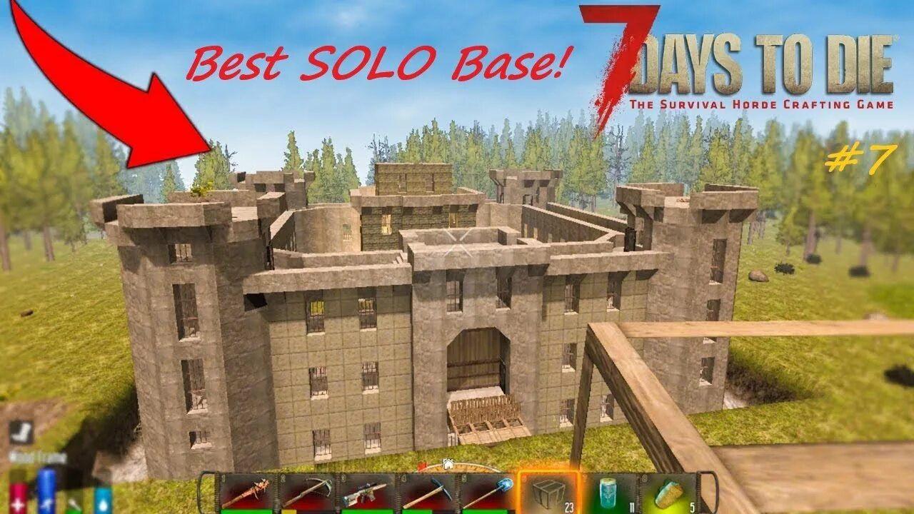 7 days булыжник. 7 days to die замок. 7 days to die постройки. базы в 7 days to die alpha 20. красивая база в 7 days to die.