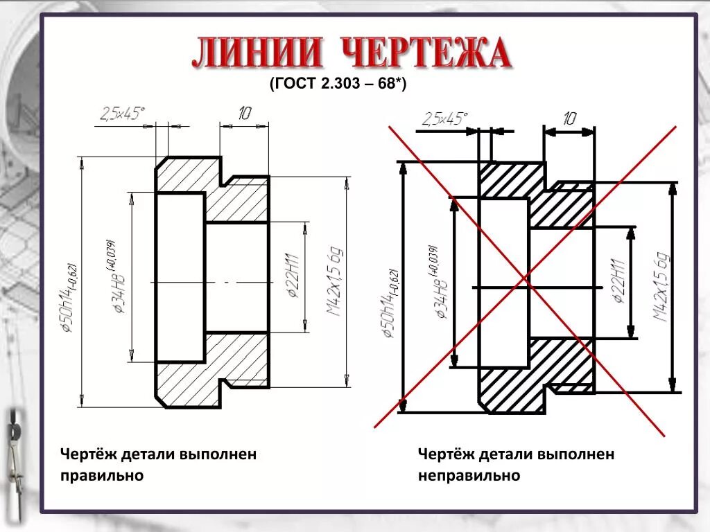 Выполненная в разных размерах