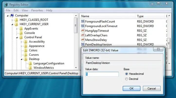 Current user control panel colors. User control panel. hkey_current_user control panel desktop userpreferencesmask. hkey_current_user\control panel\accessibility\mousekeys. simple registry editor.
