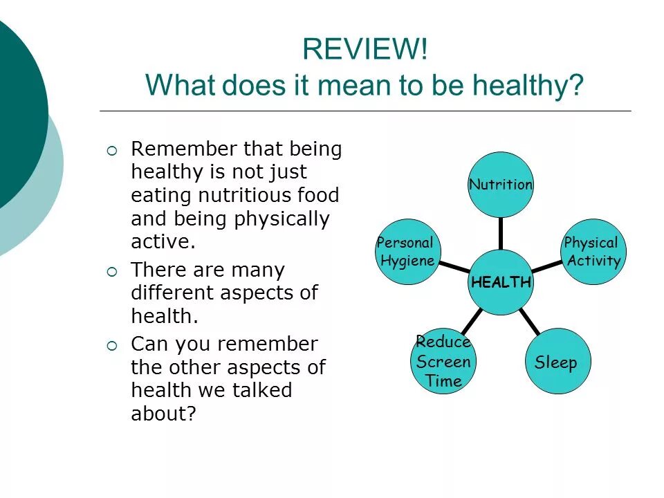 And what is. What does it mean to be healthy?. What does mean. What does it mean. What does mean mean?.