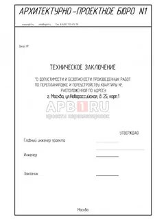 Кто делает техническое заключение