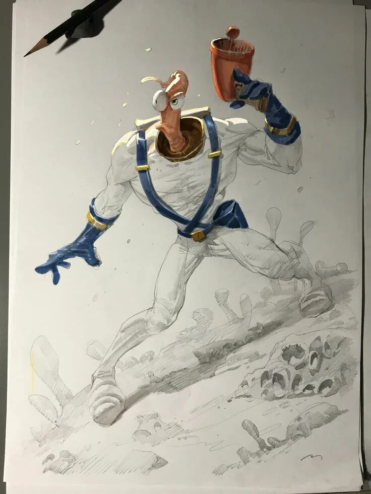 Art jim. Червяк джим xbox 360. червяк джим арты мандалорец. earthworm jim враги.