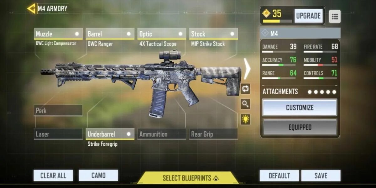 Call of duty mobile ошибка 2b11. Cod mobile m4. м4 call of duty mobile.