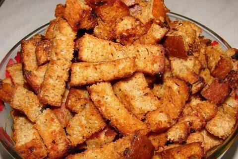Сухарики быстро и вкусно