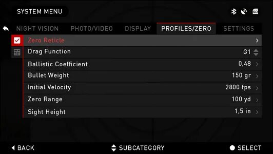 Nulls setting. Nulls setting