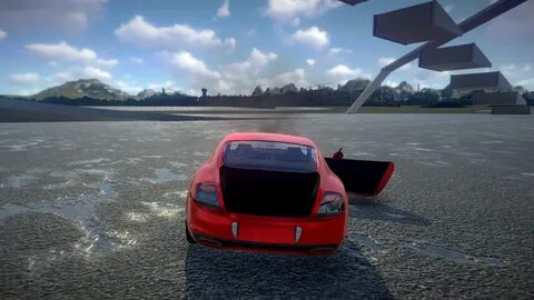 Crash car engine