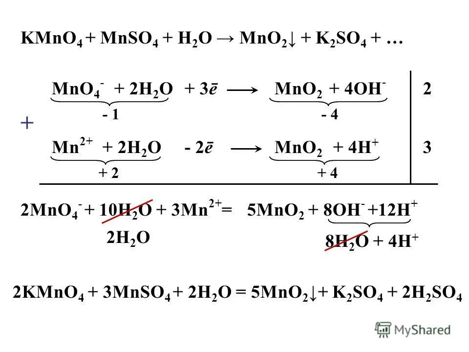 Kmno4 na2so3 mnso4. MN+h2o реакция. Kmno4 k2mno4 mno2 o2 окислительно восстановительная реакция. Kmno4 разложение ОВР.