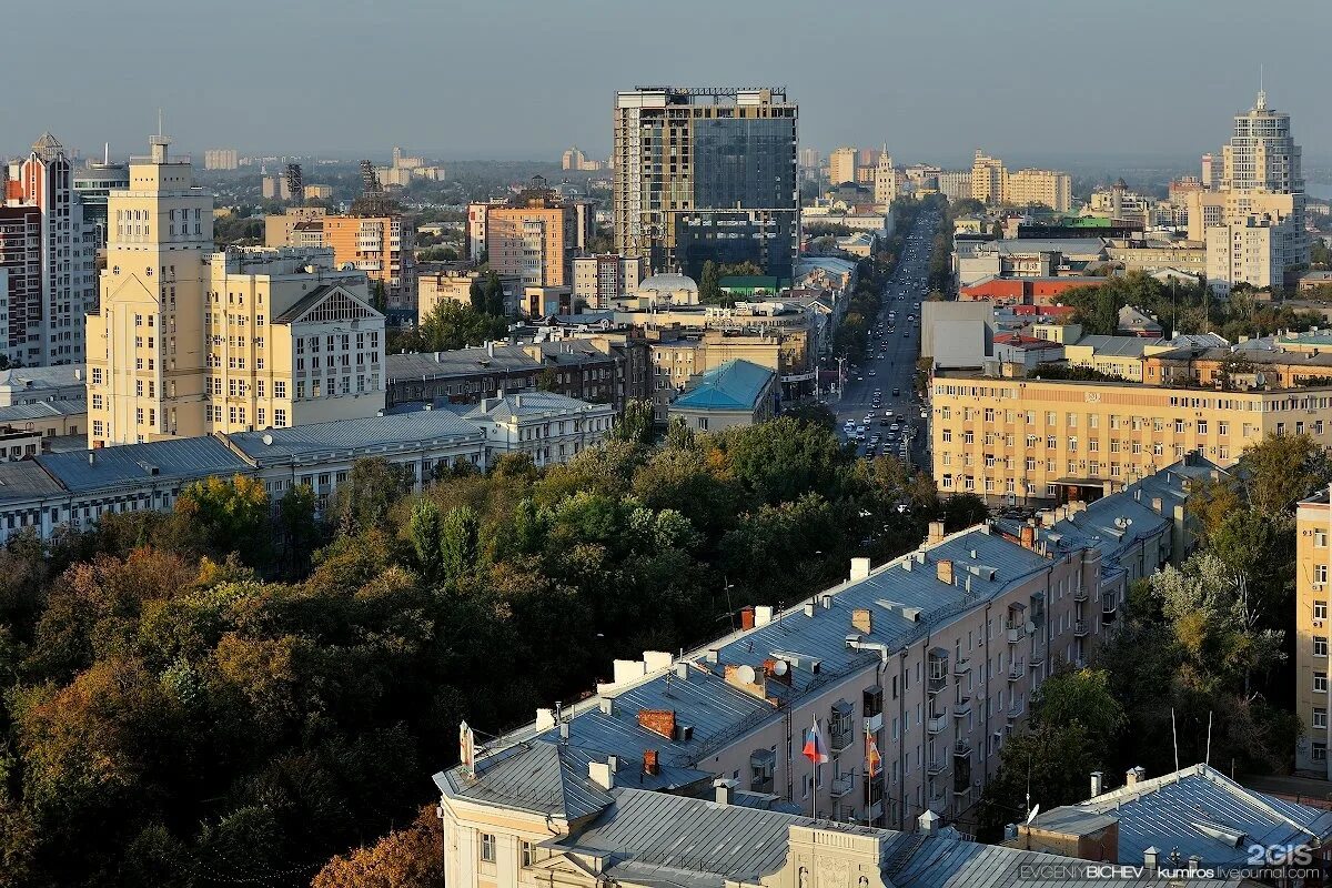 Что делать в центре города. Воронеж проспект революции вид сверху. Центральный район Воронеж. Воронеж центр. Воронеж центр города.