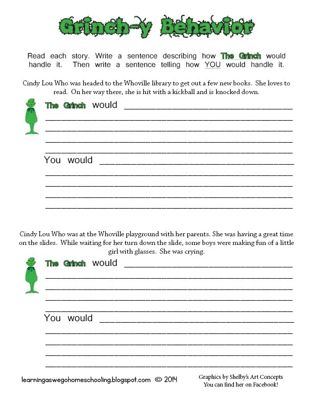 Use the prompts to write sentences. Grinch Worksheets. Гринч задания на английском. Гринч 2018 Worksheet. Гринч Daily Routine.