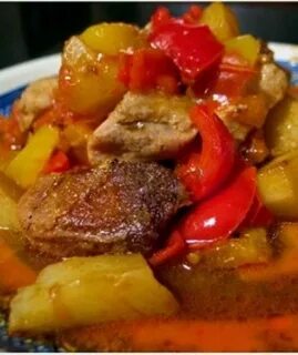 Картошка болгарский перец мясо