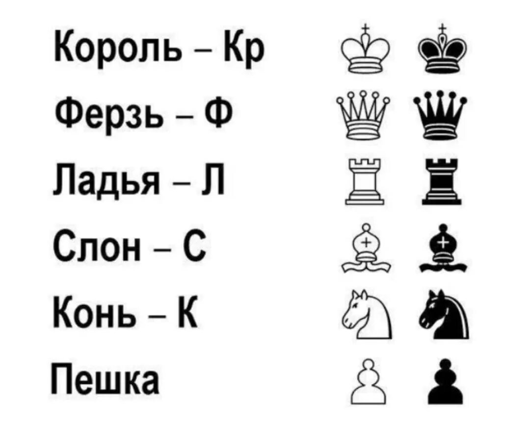 Конь слон пешка ладья. Шахматная нотация обозначение шахматных фигур. Обозначение фигур в шахматной нотации. Главные фигуры в шахматах Король ферзь. Король и ферзь в шахматах расстановка.