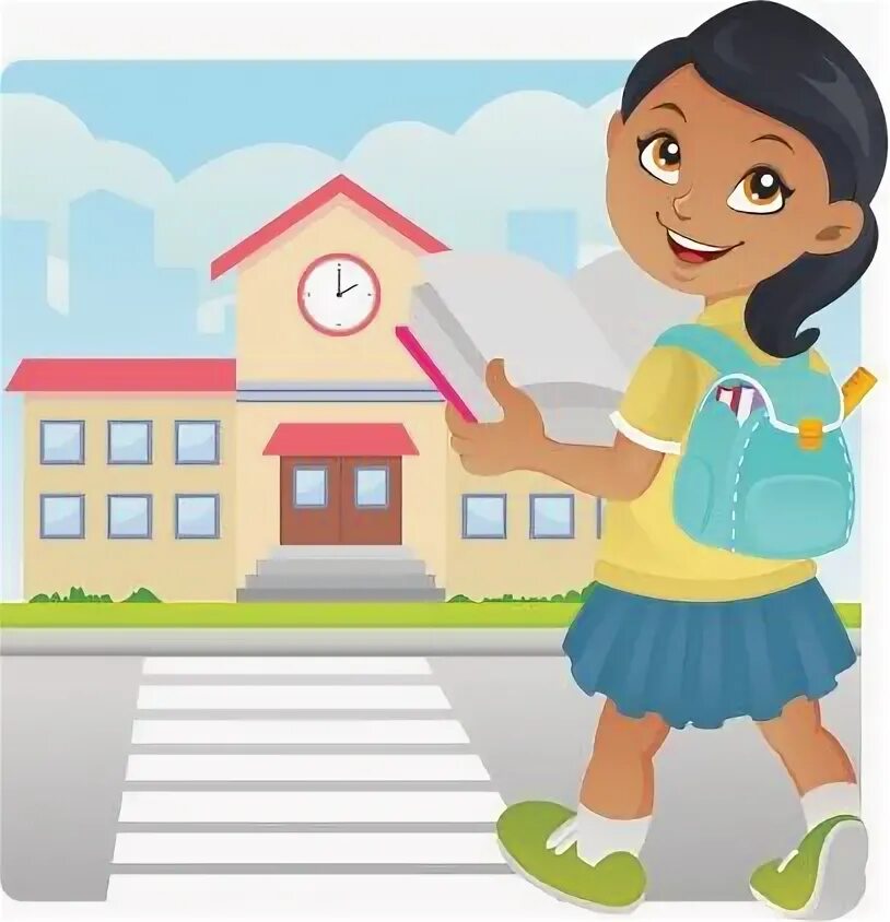 She be new to the school. Go to School. Выпускник школы мультяшный. She is going to School. Girl goes to School.