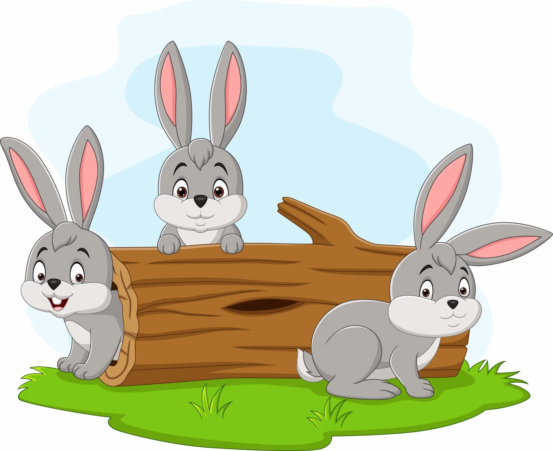 3 веселых зайца. Зайцы на бревне. Два зайца. Зайцы пилят бревно. Ребенок с зайкой сидите.
