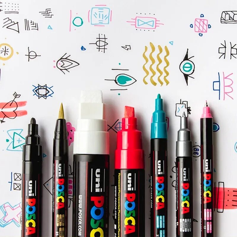 Как создают маркеры. Маркеры posca. акриловые маркеры uni posca. фломастеры uni posca. акриловые маркеры posca наборы.