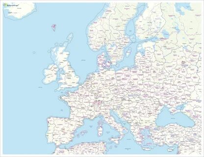 Политические карты Европы