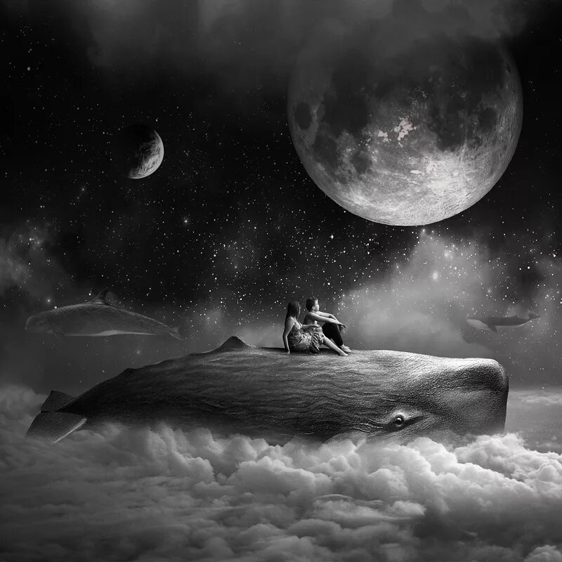 Что значат черно белые сны. Сюрреализм ночь. красивых снов. сон сюрреализм. черно белые сны.
