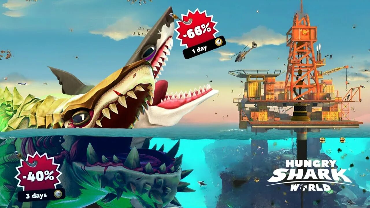 Hungry shark primal. Hungry Shark World большая акула на Аравийском море. МЕГАЛОДОН 2023. Godzilla Shin hungry Shark World. Hungry Shark Годзилла.