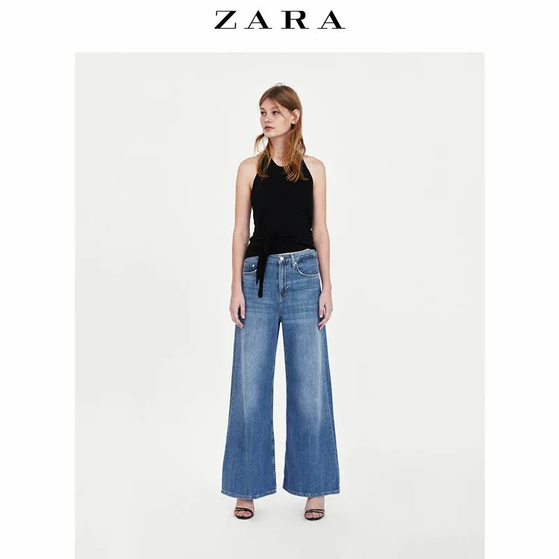 Джинсы Zara wide Leg. Джинсы палаццо Zara. Zara woman Premium Denim collection джинсы. Джинсы широкие клеш женские палаццо. Широкие джинсы 2024 женские