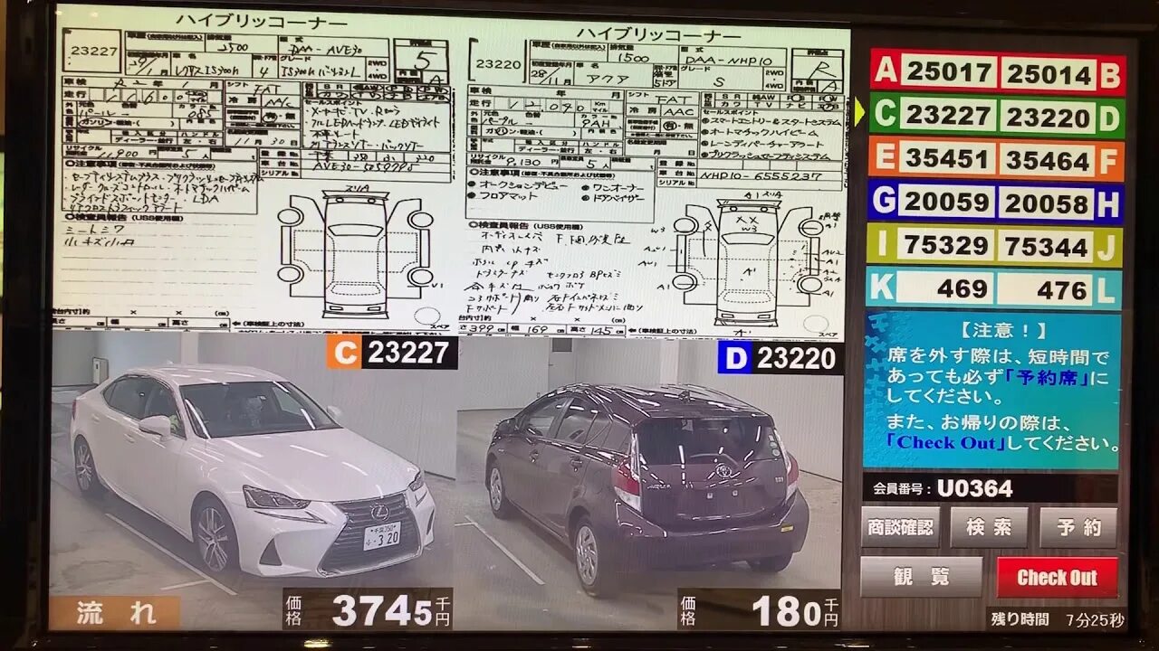 Автоаукционы Токио. Аукцион ЮСС. Автоаукцион Токио август 2019.