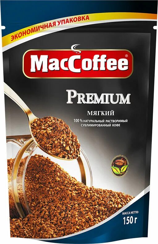 Кофе сублимированный "Premium", MACCOFFEE, 85 Г. Кофе сублимированный Premium MACCOFFEE. Кофе Маккофе премиум 235г. Маккофе Арабика 150гр. Купить маккофе